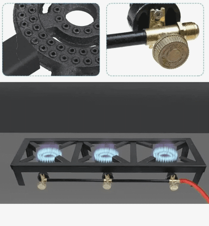 Estufa de Gas 3 fogones